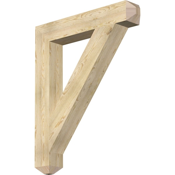 Ekena Millwork Traditional Craftsman Rough Sawn Bracket, Douglas Fir, 6"W x 38"D x 46"H BKT06X38X46TRA04RDF - main